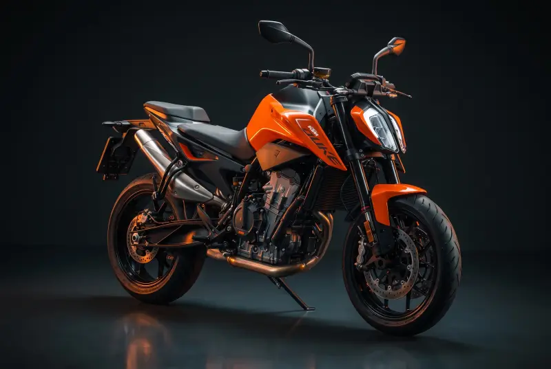 Schulungsfahrzeug KTM 790 Duke der Fahrschule Linke