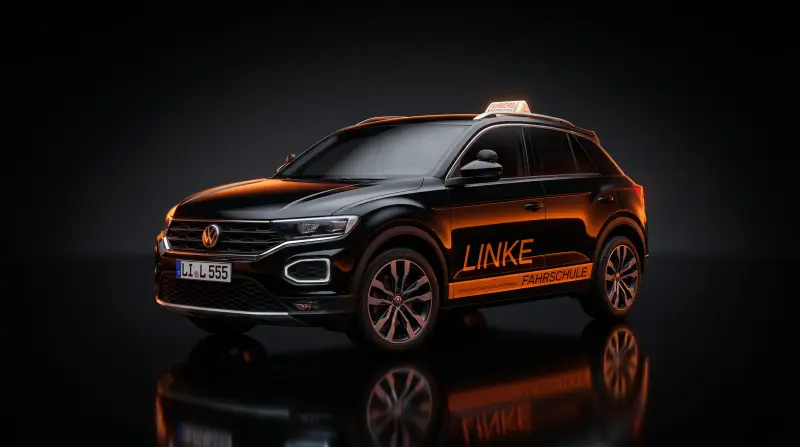 Schulungsfahrzeug VW T-Roc der Fahrschule Linke